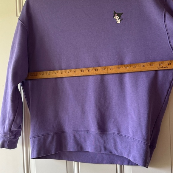 Uniqlo X Sanrio Kuromi Purple Sweatshirt - Picture 6 of 8